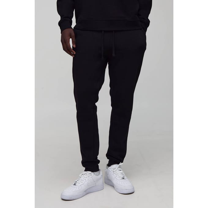 Essential BM Signature Regular Fit Jogger | Black | Size Medium