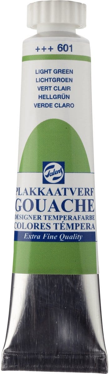 Plakkaatverf - 601 Lichtgroen - Gouache extra fine - Talens - 20 ml