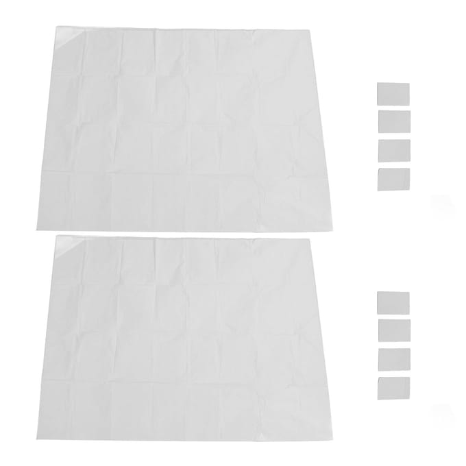 2 Sets Kerst Raam Projectiescherm HD Effect Duurzaam Eenvoudig te Bedienen Film Weergave Doek voor