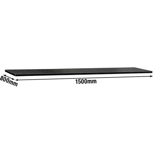 GGM Gastro Granitarbeitsplatte - 1500x800mm - Star Galaxy