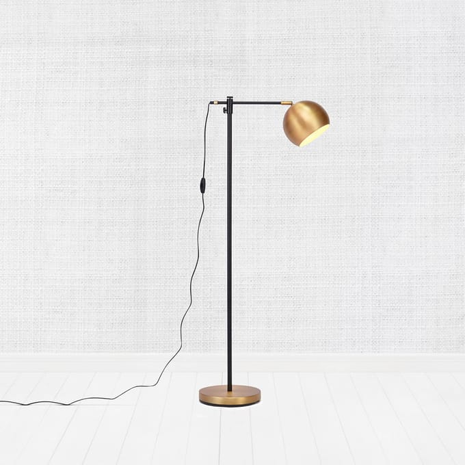 Markslöjd Vloerlamp Chester van metaal, brons