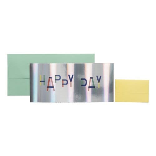 Stewo cadeau envelop happy bday, formaat 23 x 11 cm.