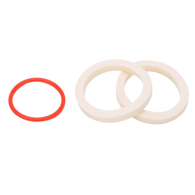 RISK 2pcs Anneau Éponge de Fourche Avant de Vélo Mousse Huilée Joint d'Absorption VTT Accessoires de Fourches 32mm white