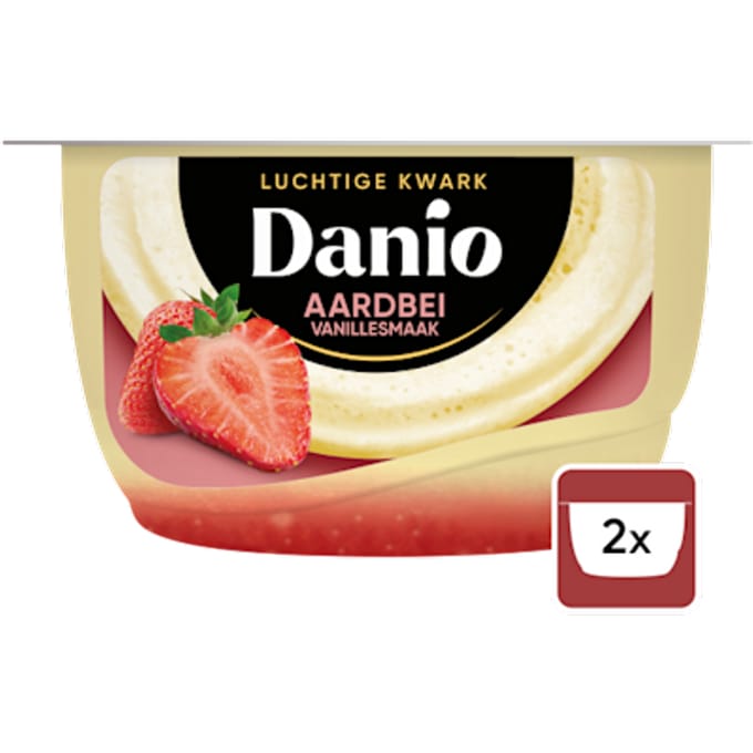 Luchtige Kwark Aardbei Vanille