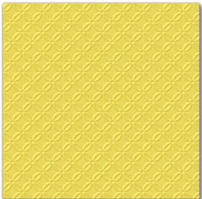 Dekoratief | Pakje 20 servetten 'Inspiration Modern yellow', 33x33cm | A700979