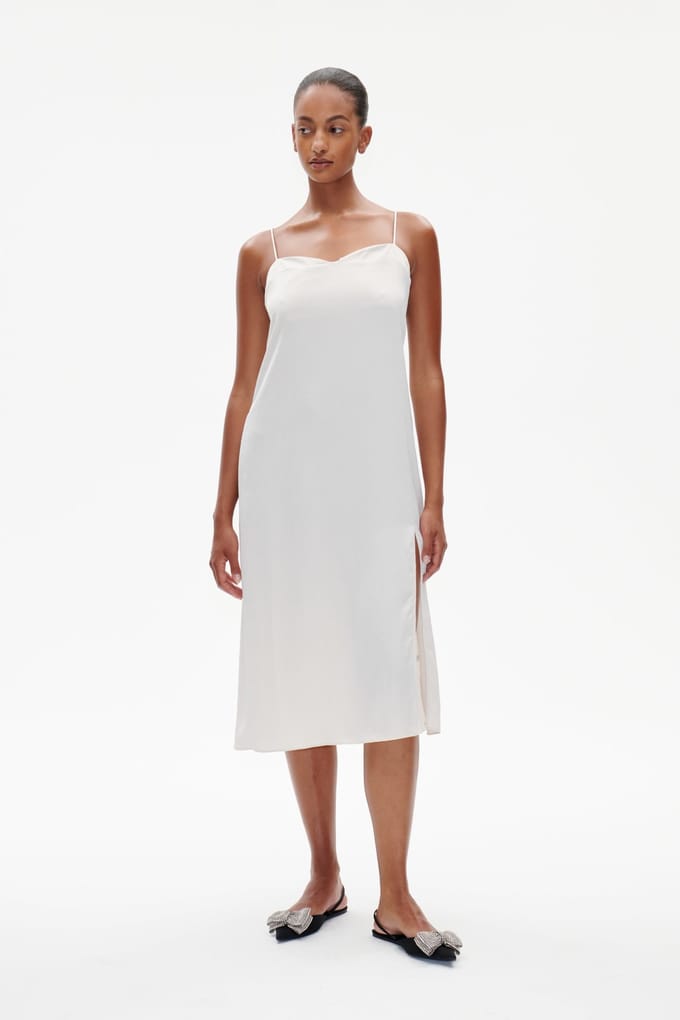 Baum und Pferdgarten Aleena Dress White Sand Größe: 42 | Midikleider Outlet | Damen | Braun