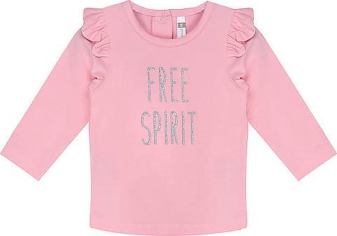 Ducky Beau - Longsleeve - Candy Pink - Maat 86