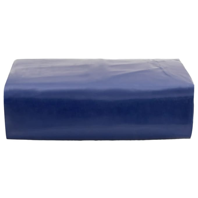 vidaXL - Zeil - 650g - / - m² - Blauw - 5 - x - 8 - m - Canvas - met - PVC-coating