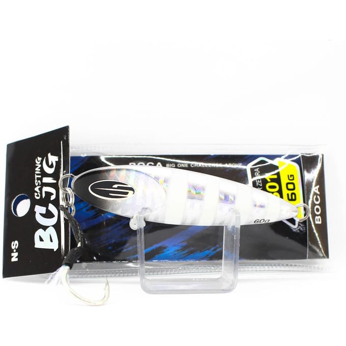 NS Black Hole Metal Jig Boca 60 gram 301 Zilver Zebra (7209)