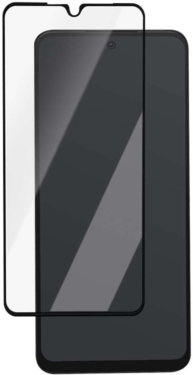 Bigben Connected, Screenprotector geschikt voor Motorola G35 5G - Tempered Glass 9H & Curved, Transparant