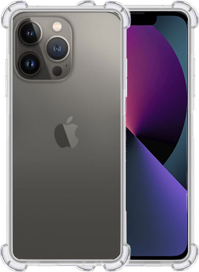 Hoesje geschikt voor iPhone 14 Plus – Extreme Shock Case – Cover Transparant