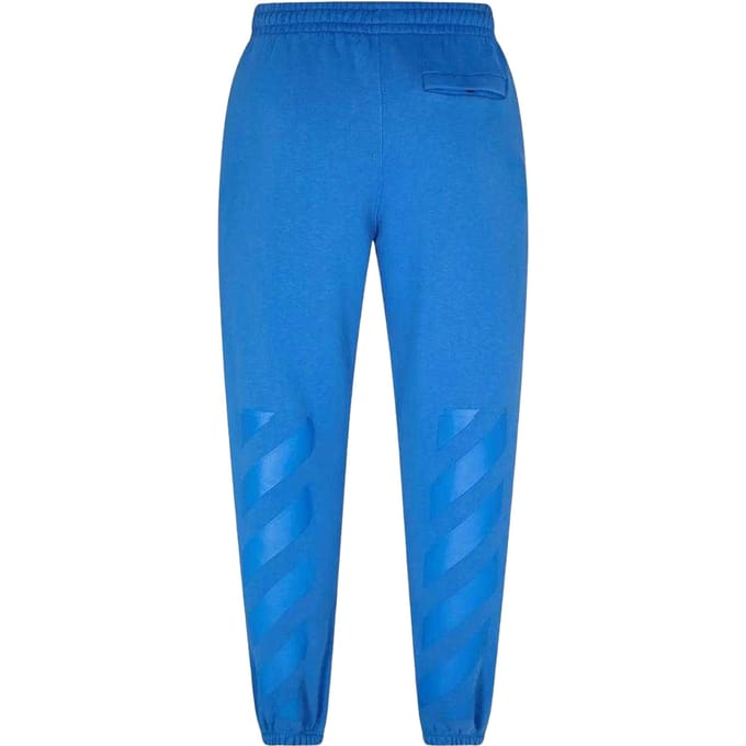 Off White Heren zweetbroek (Blauw)