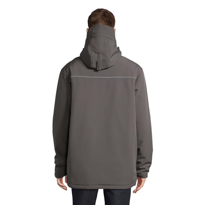 SOLS Heren Rock gewatteerd Soft Shell jack (Houtskool Grijs)
