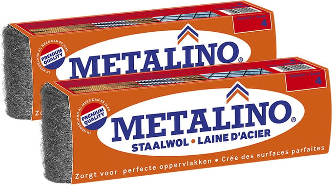 Metalino staalwol 4 - 2 x 200 gram