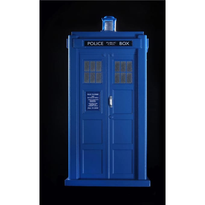 Doctor Who The Third Doctor's TARDIS Seasons 7-13 1:21 Scale Polyresin Model (12.9cm)