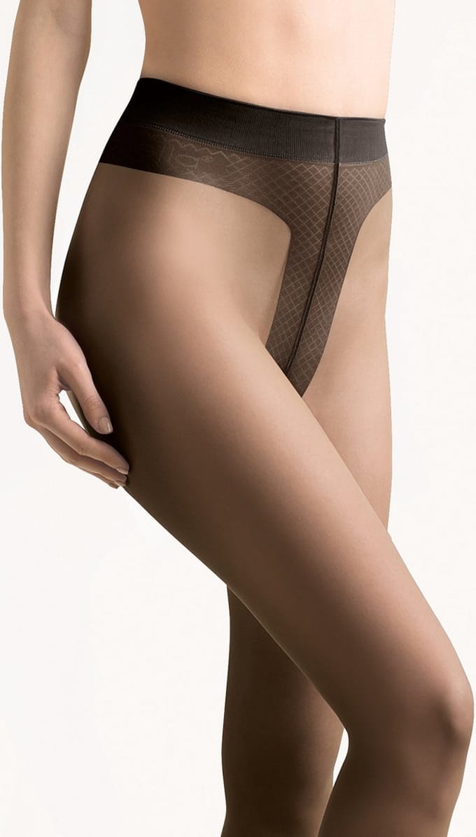 Zomerpanty dames - 8 Denier - Zwart - Maat: M - Model: Elegant Mat