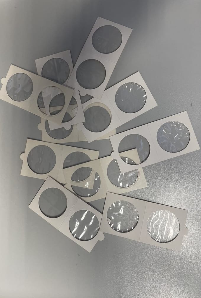 Munthouders zelfklevend Hartberger 27,5 mm (10 stuks)