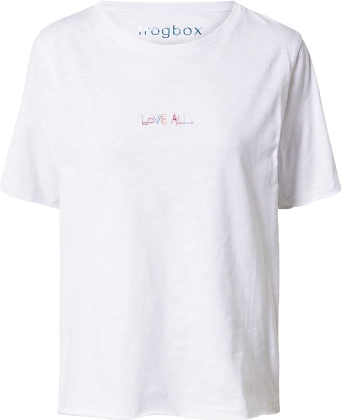 Frogbox • wit t-shirt Love All • maat S