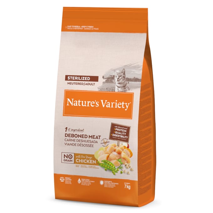 Nature's Variety No Grain Sterilized Scharrelkip - 7 kg