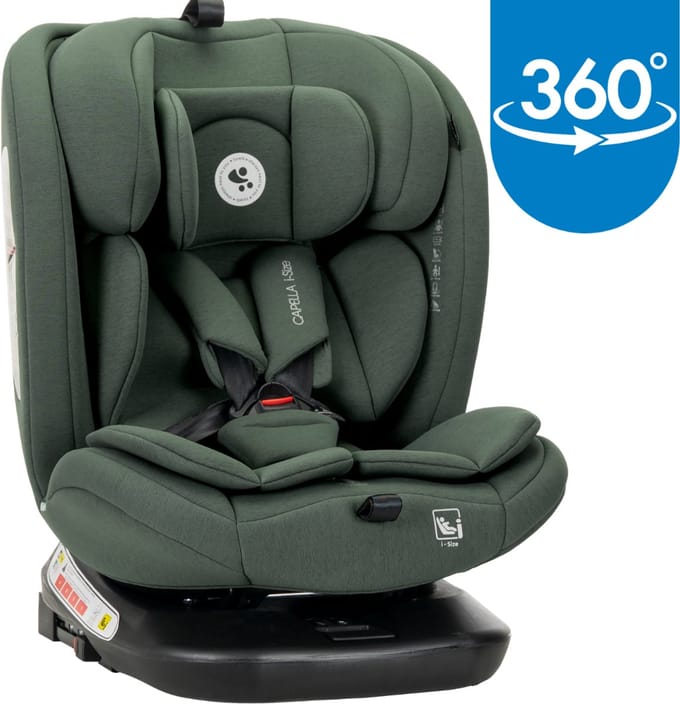Lorelli Capella - Autostoeltje - i-Size - 40-150 cm - 360° draaibaar - Groen