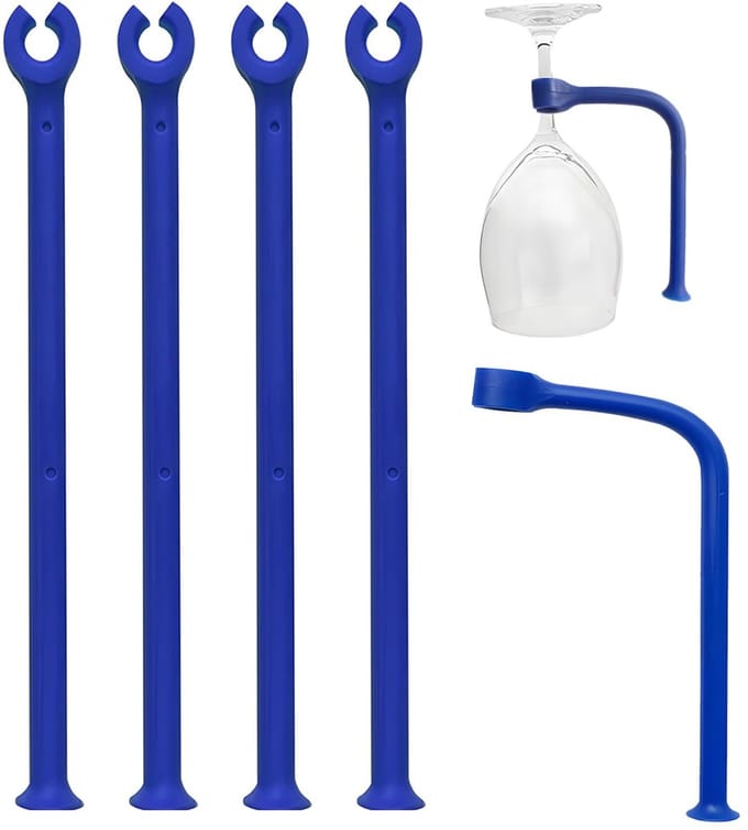 Dailygoods- Siliconen Wijnglas - Flexibel - Vaatwasserbescherming - 4