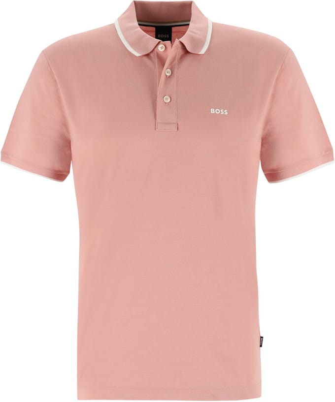 BOSS Parlay regular fit polo - pique - lichtroze