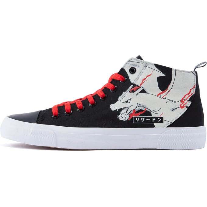 Pokémon Charizard Flame High Top - Black - UK 3 / EU 35.5 / US Men's 3.5 / Women's 5