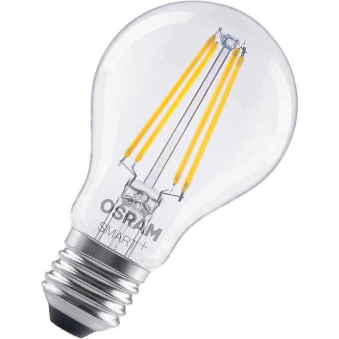 Osram Smart+ Matter E27 Peer Filament Helder 6W 806lm - 827 Zeer Warm Wit | Dimbaar - Via Smart Device Only - Vervangt 60W