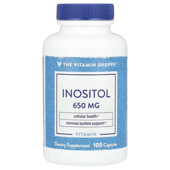 The Vitamin Shoppe, Inositol, 650 mg, 100 capsules
