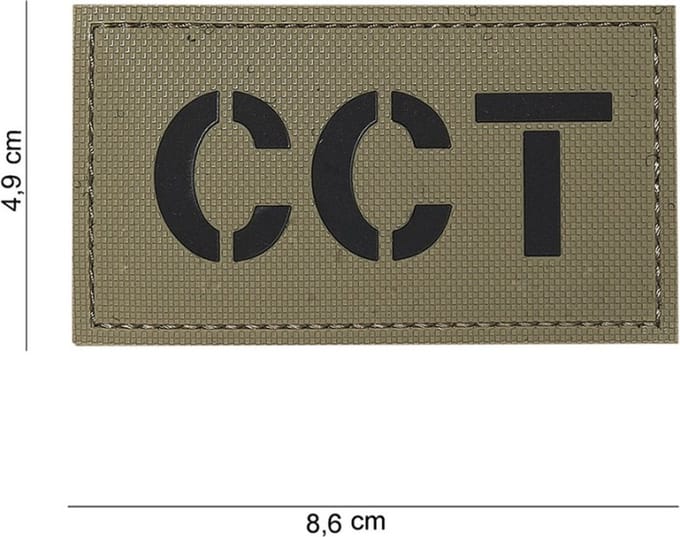 101 Inc Embleem 3D Pvc Cct Coyote  16108