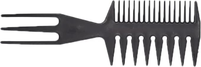 Brede 3 Way Kam - Styling Tool zwart - Kapper Kam - Haar Kam - Haar Accessoire - Zwart - ixen