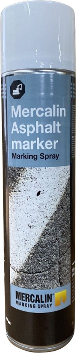 Mercalin AS Asfalt Marker kleur Wit 600 ml