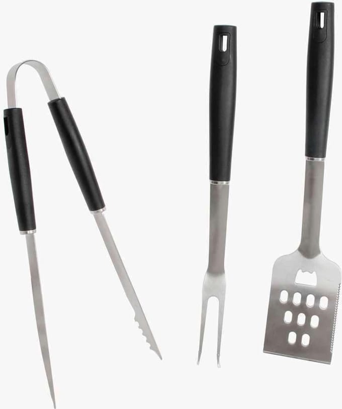 Maxim Barbecue set 3-delig Barbecue tang vork spatel