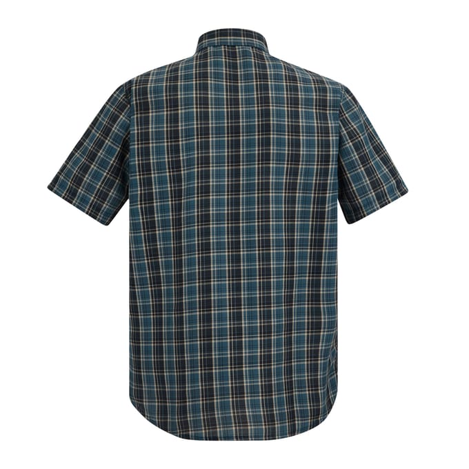 Regatta Heren Mindano Multi Check Korte Mouwen Shirt (Nachtluch)