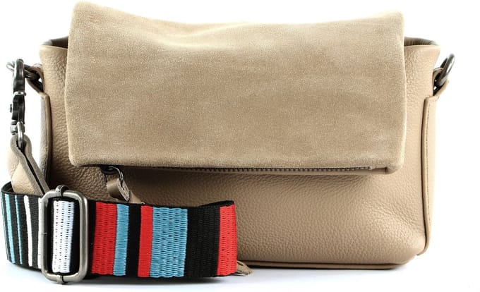 FREDsBRUDER Leren Schoudertas Alerassa Crossbody Sand Beige