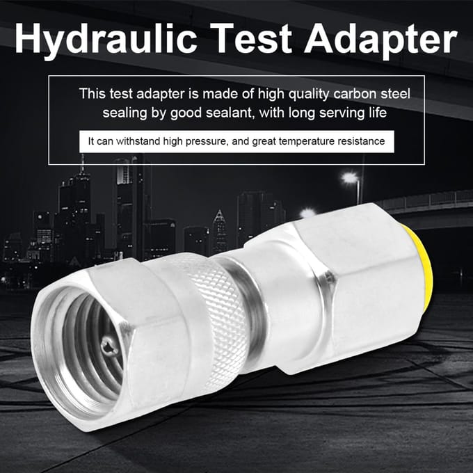 1 stuks G1/4 naar M16*2 Schroefdraad Druktestpunt Test Koppeling Adapter voor Hydraulisch Systeem white