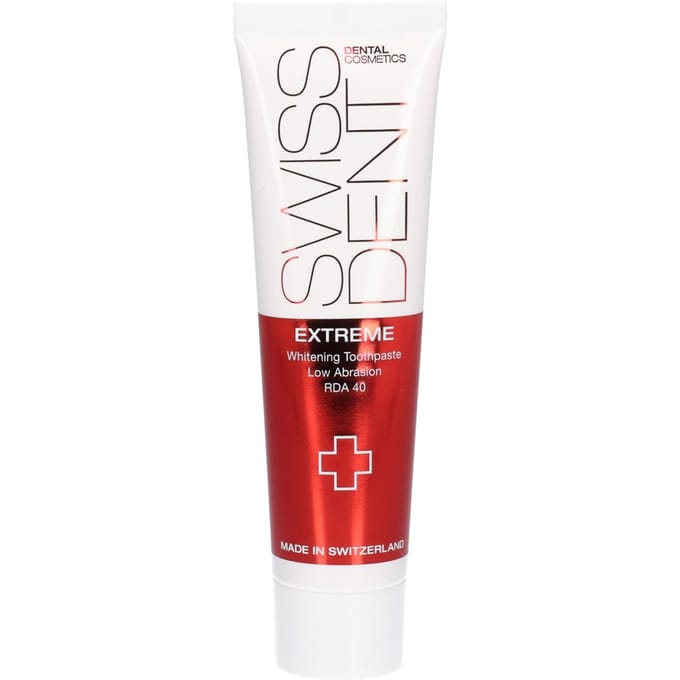 Dentifrice - SWISSDENT - Extreme - 100 ml - Blancheur - Anti-tâches (tabac, thé, café, vin rouge)