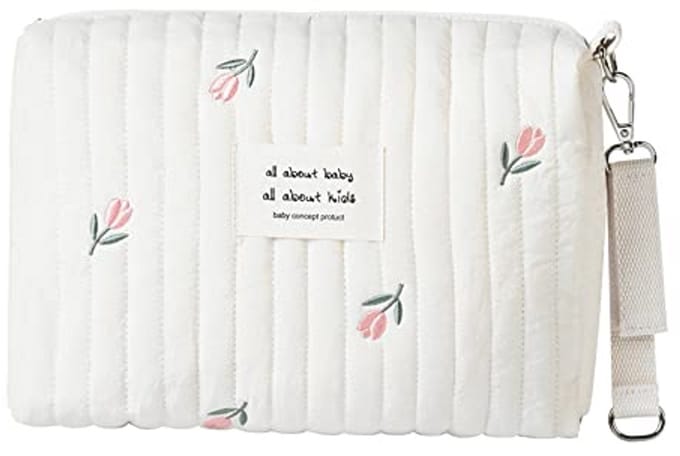 Kleine Luiertas Beige voor Baby's - Multifunctionele Opbergtas voor Kinderwagen