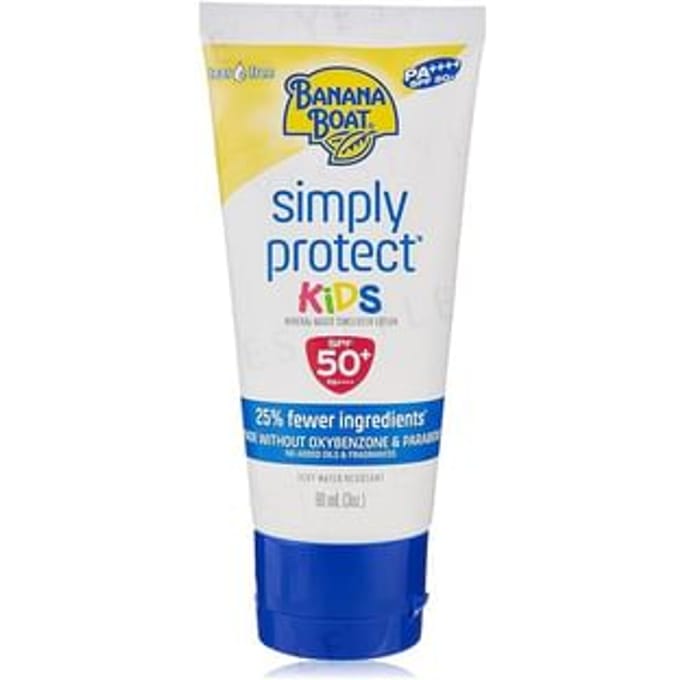 Banana Boat - Simply Protect Kids Mineral-Based Sunscreen Lotion SPF50+ PA++++ 90ml
