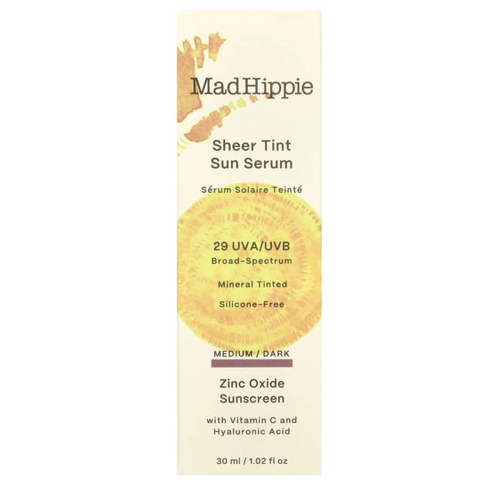 Doorzichtige Getinte Zonnecrème Serum, Spf 29, Medium/Donker, 30Ml(1.02 fl oz) brown