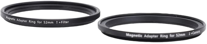 Dailygoods - Magnetische Lensfilteradapterring Kit 52mm