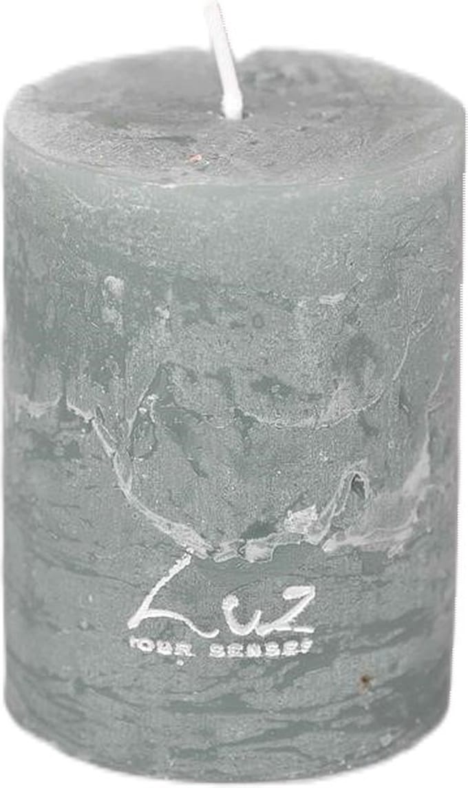 Rasteli Luz Your Senses Stomp Kaars Turquoise D 6 cm H 8 cm Voordeelaanbod Per 2 Stuks