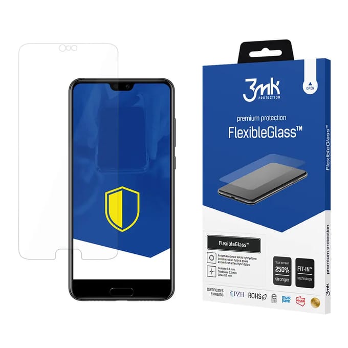 3mk FlexibleGlass hybrid glass on Huawei P20 Pro