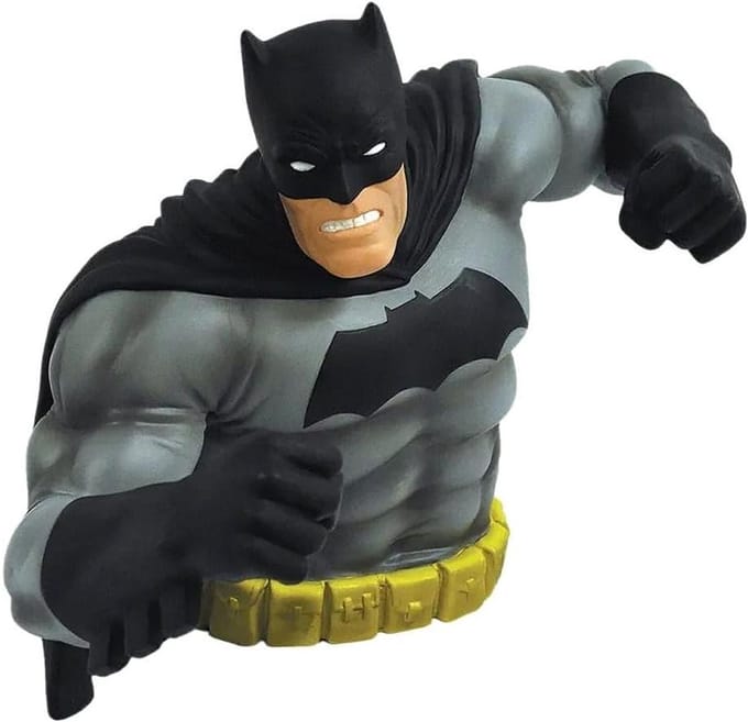 Batman Bust Bank - Spaarpot Figuur - Muntgeld Opslag - Iconisch Design - 15 cm Hoog - Zwart