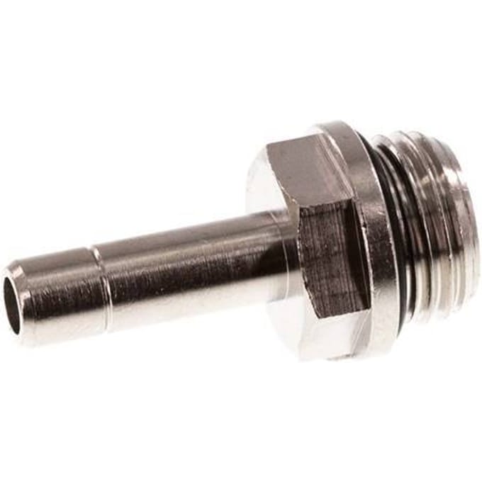6mm x G1/4'' insteekfitting Messing buitendraad NBR [5 Stuks]
