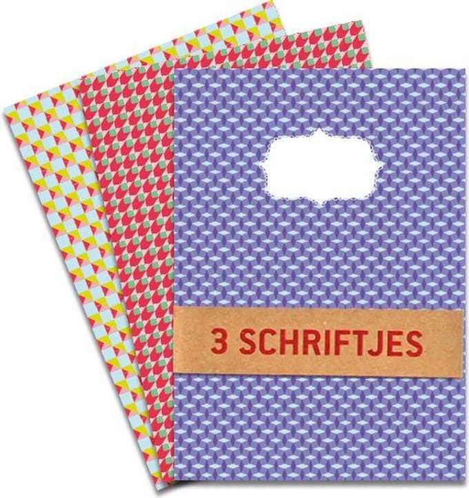 A5-gelinieerde schriften leuke patronen - 3 Stuks - De Kaartenmakers