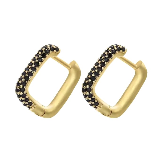 Jobo By JET - Hope earrings - S – Goud zwart - Dames oorbellen