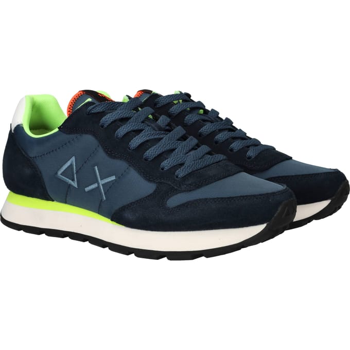 Sun68 Tom Fluo Sneakers - Heren - Blauw - Maat 47
