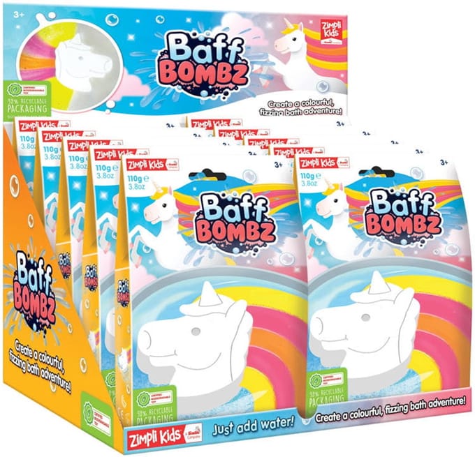 Zimpli Kids - Kleurveranderende Badbom - Unicorn - Dermatologisch Getest - Vegan