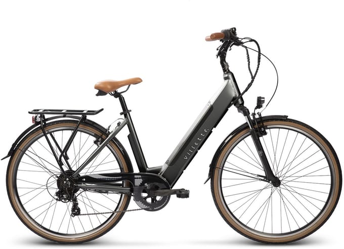 Villette L' Amant Eco Bg 10.4Ah 7sp 28 inch Dark Grey